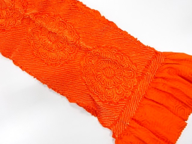 JAPANESE KIMONO / OBIAGE / SILK / SHIBORI
